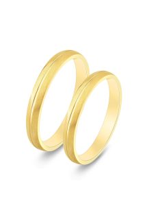Arany karikagyűrű pár 226-GSL5719-E-Ms sárga arany