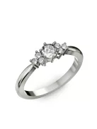 Gyűrűguru eljegyzési gyűrű 0,3ct I/SI gyémánttal BRK001 
