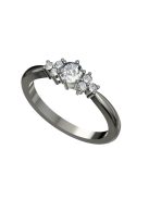 Gyűrűguru eljegyzési gyűrű 0,3ct H/SI gyémánttal BRK001 