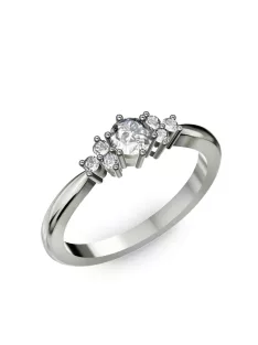   Gyűrűguru eljegyzési gyűrű 0,3ct szintetikus gyémánttal BRK001 