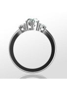 Gyűrűguru eljegyzési gyűrű 0,3ct szintetikus gyémánttal BRK001 