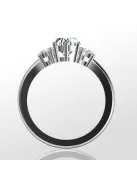 Gyűrűguru eljegyzési gyűrű 0,3ct szintetikus gyémánttal BRK001 