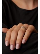 Gyűrűguru eljegyzési gyűrű 0.1ct H/SI gyémánttal BRK003 