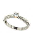 Gyűrűguru eljegyzési gyűrű 0,1ct H/SI gyémánttal BRK004 