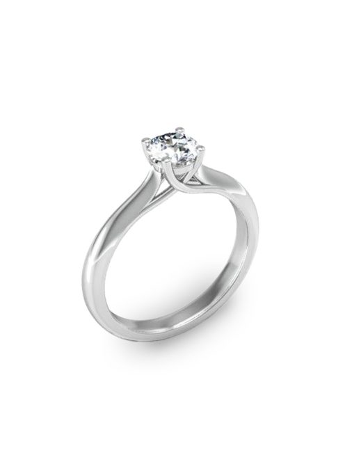 Gyűrűguru eljegyzési gyűrű 0,4ct szintetikus gyémánttal BRK010  