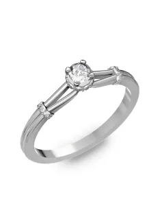   Gyűrűguru eljegyzési gyűrű 0.25ct I/SI gyémánttal BRK021  
