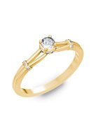 Gyűrűguru eljegyzési gyűrű 0.25ct szintetikus gyémánttal BRK021  