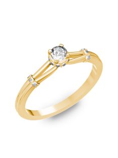   Gyűrűguru eljegyzési gyűrű 0.25ct szintetikus gyémánttal BRK021  