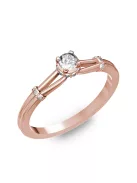 Gyűrűguru eljegyzési gyűrű 0.25ct szintetikus gyémánttal BRK021  
