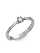Gyűrűguru eljegyzési gyűrű 0.1ct I/SI gyémánttal BRK022  