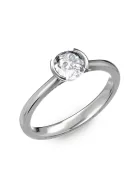Gyűrűguru eljegyzési gyűrű 0.2ct szintetikus gyémánttal BRK023