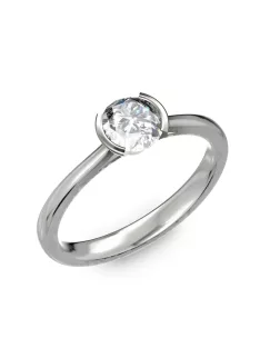   Gyűrűguru eljegyzési gyűrű 0.2ct szintetikus gyémánttal BRK023