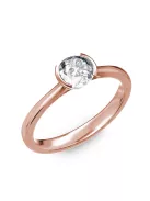 Gyűrűguru eljegyzési gyűrű 0.2ct szintetikus gyémánttal BRK023