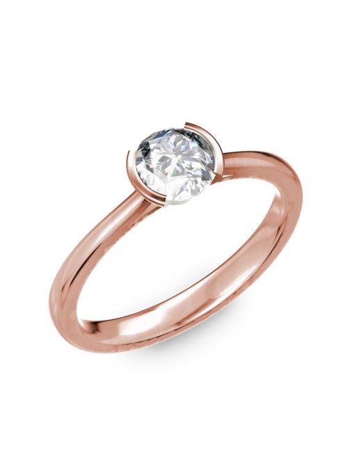 Gyűrűguru eljegyzési gyűrű 0.2ct szintetikus gyémánttal BRK023