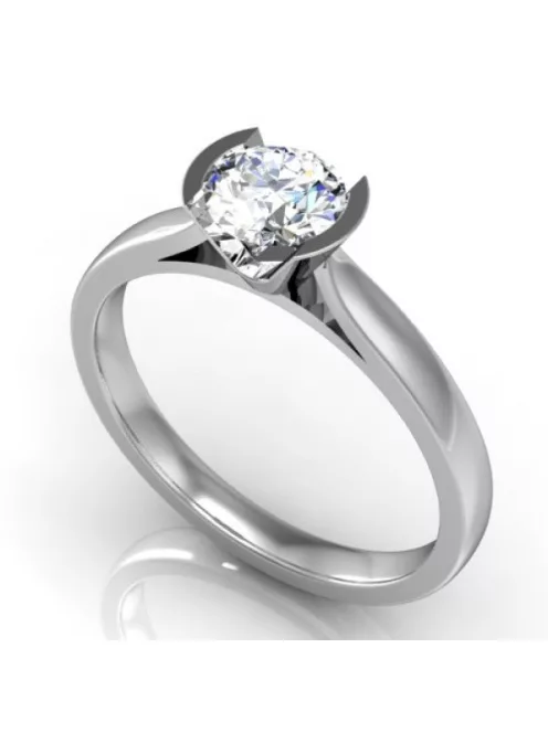 Gyűrűguru eljegyzési gyűrű 0.2ct szintetikus gyémánttal BRK023
