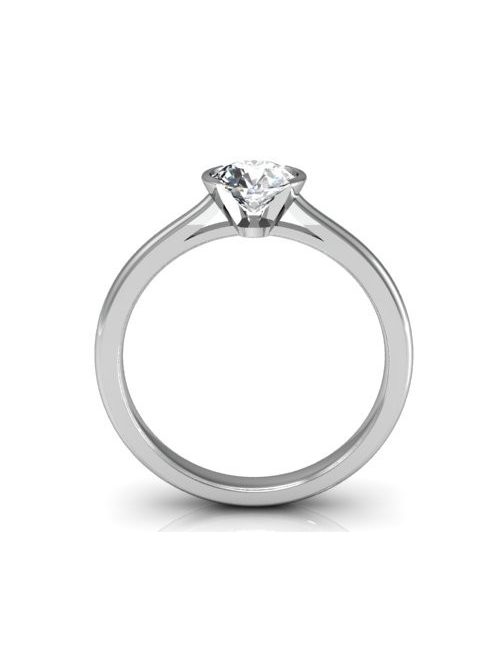 Gyűrűguru eljegyzési gyűrű 0.2ct szintetikus gyémánttal BRK023