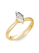 Gyűrűguru eljegyzési gyűrű 0,5ct H/SI gyémánttal BRK029 