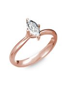 Gyűrűguru eljegyzési gyűrű 0,5ct H/SI gyémánttal BRK029 