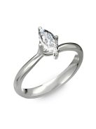 Gyűrűguru eljegyzési gyűrű 0,5ct szintetikus gyémánttal BRK029 