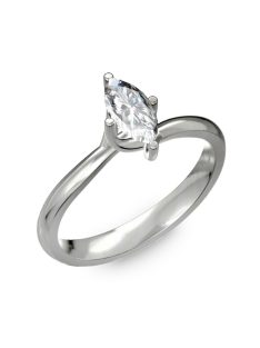   Gyűrűguru eljegyzési gyűrű 0,5ct szintetikus gyémánttal BRK029 