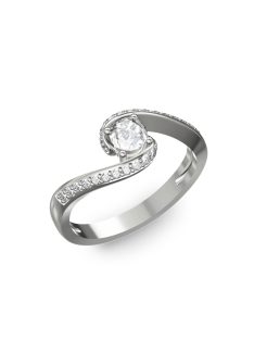   Gyűrűguru eljegyzési gyűrű 0,3ct H/SI gyémánttal BRK035  