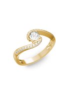 Gyűrűguru eljegyzési gyűrű 0,3ct H/SI gyémánttal BRK035  