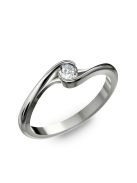 Gyűrűguru eljegyzési gyűrű 0.25ct H/SI gyémánttal BRK 057  