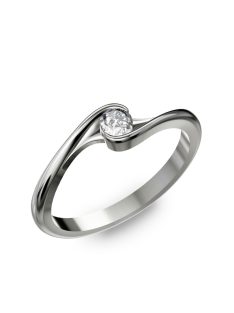   Gyűrűguru eljegyzési gyűrű 0.25ct szintetikus gyémánttal BRK 057  