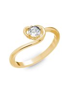 Gyűrűguru eljegyzési gyűrű 0,25ct H/SI gyémánttal BRK066 