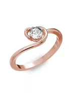Gyűrűguru eljegyzési gyűrű 0,25ct I/SI gyémánttal BRK066 