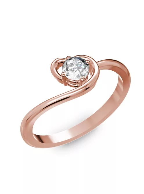 Gyűrűguru eljegyzési gyűrű 0,25ct I/SI gyémánttal BRK066 