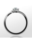 Gyűrűguru eljegyzési gyűrű 0,25ct H/SI gyémánttal BRK066 