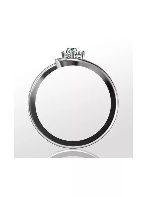 Gyűrűguru eljegyzési gyűrű 0,25ct I/SI gyémánttal BRK066 