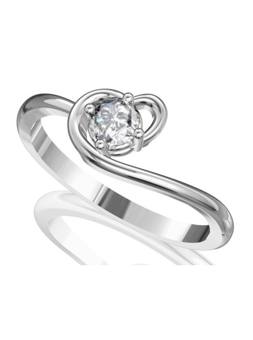 Gyűrűguru eljegyzési gyűrű 0,25ct H/SI gyémánttal BRK066 