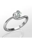 Gyűrűguru eljegyzési gyűrű 0,25ct I/SI gyémánttal BRK066 