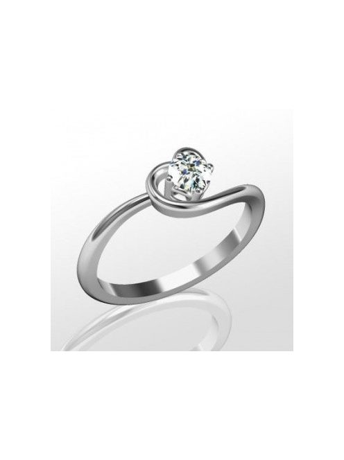 Gyűrűguru eljegyzési gyűrű 0,25ct H/SI gyémánttal BRK066 
