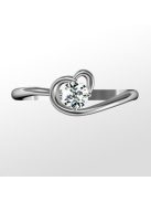 Gyűrűguru eljegyzési gyűrű 0,25ct H/SI gyémánttal BRK066 