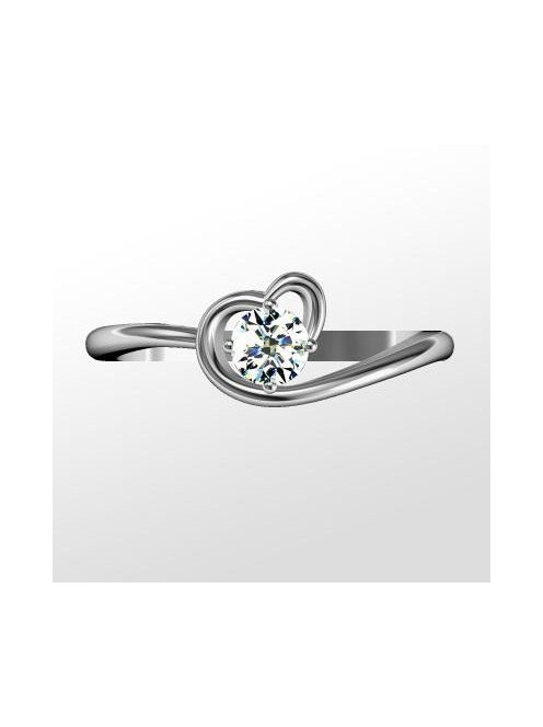 Gyűrűguru eljegyzési gyűrű 0,25ct H/SI gyémánttal BRK066 