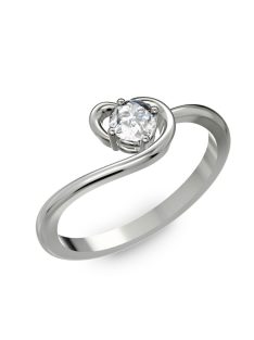   Gyűrűguru eljegyzési gyűrű 0,25ct szintetikus gyémánttal BRK066 