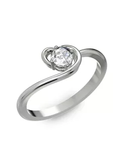   Gyűrűguru eljegyzési gyűrű 0,25ct szintetikus gyémánttal BRK066 