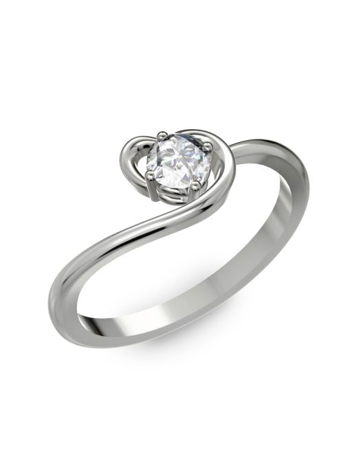 Gyűrűguru eljegyzési gyűrű 0,25ct szintetikus gyémánttal BRK066 