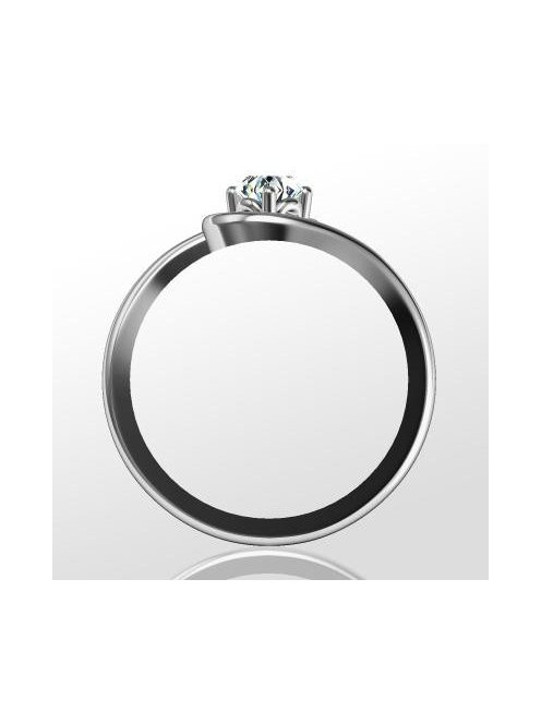 Gyűrűguru eljegyzési gyűrű 0,25ct szintetikus gyémánttal BRK066 