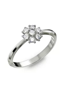   Gyűrűguru eljegyzési gyűrű 0,21ct szintetikus gyémánttal BRK079  