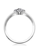 Gyűrűguru eljegyzési gyűrű 0,21ct szintetikus gyémánttal BRK079  