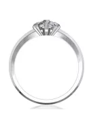 Gyűrűguru eljegyzési gyűrű 0,21ct szintetikus gyémánttal BRK079  