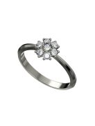 Gyűrűguru eljegyzési gyűrű 0,21ct szintetikus gyémánttal BRK079  