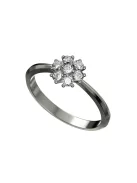 Gyűrűguru eljegyzési gyűrű 0,21ct szintetikus gyémánttal BRK079  