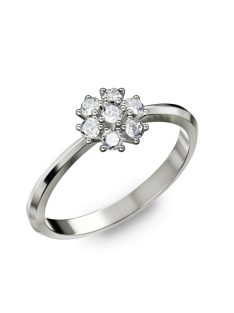   Gyűrűguru eljegyzési gyűrű 0,21ct H/SI gyémánttal BRK079  