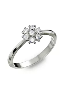  Gyűrűguru eljegyzési gyűrű 0,21ct I/SI gyémánttal BRK079  