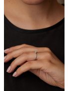 Gyűrűguru eljegyzési gyűrű 0.1ct szintetikus gyémánttal BRK083  